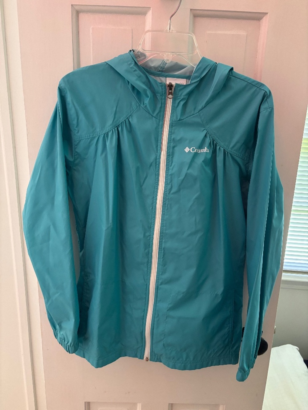Teal Columbia Kids Rain Jacket